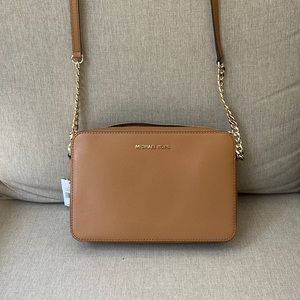 Micheal Kors Brown Crossbody Bag